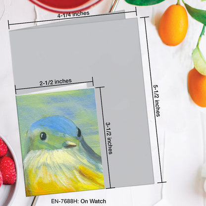 On Watch, Greeting Card (7688H), Enclosure Card, www.printedcanvas.com