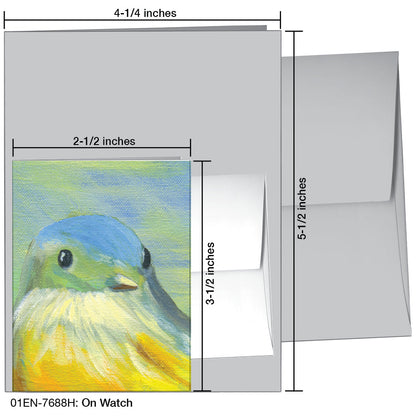 On Watch, Greeting Card (7688H), Enclosure, printedcanvas.com