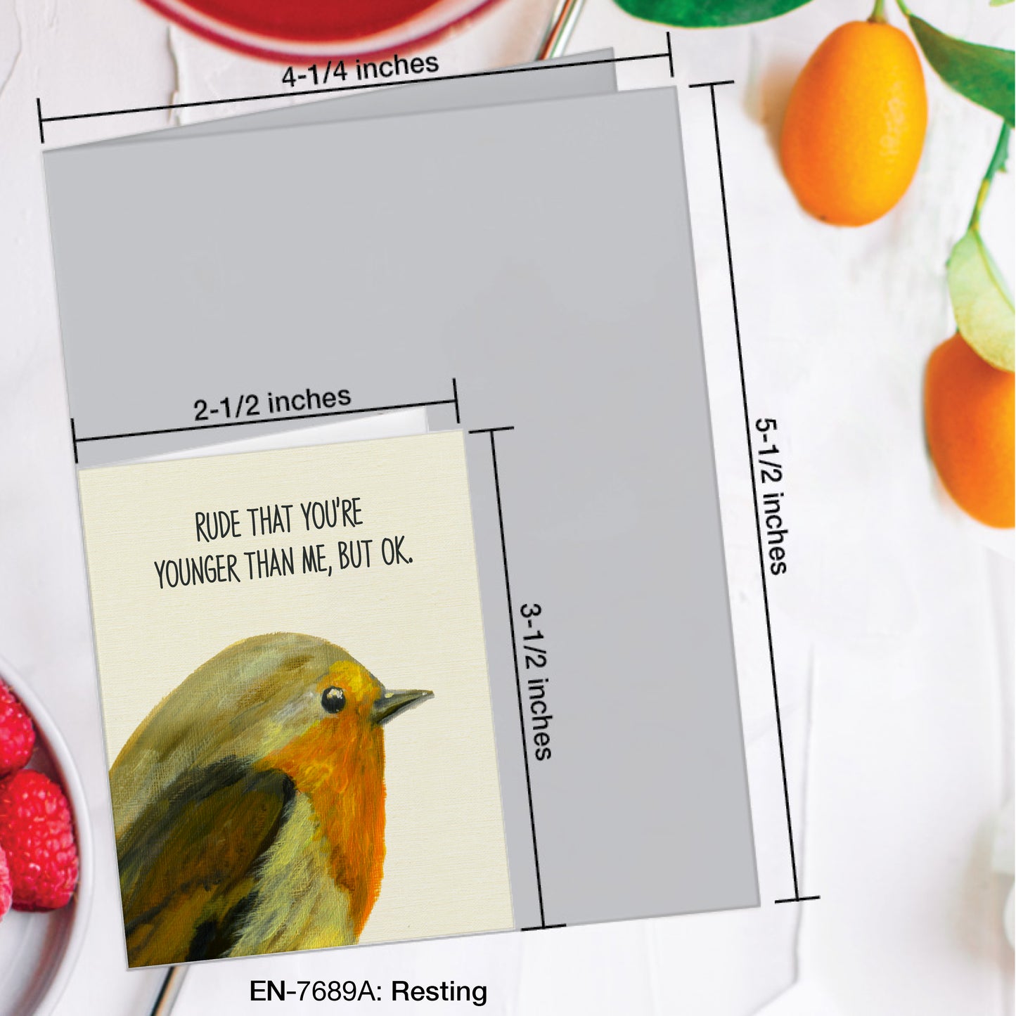 Resting, Greeting Card (#7689A)