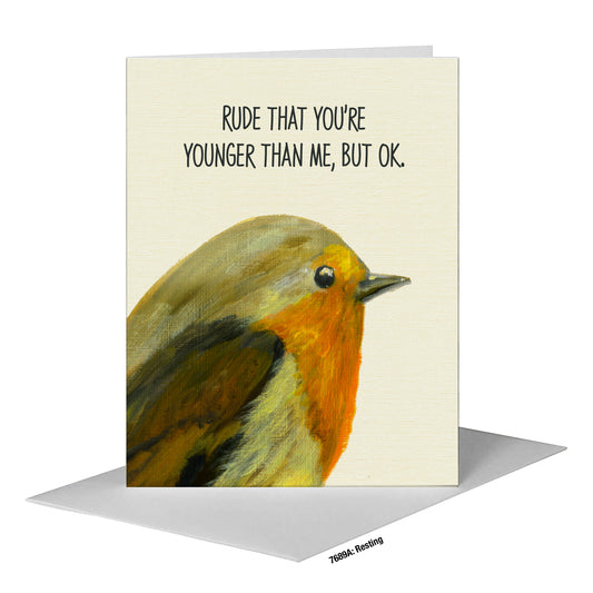 Resting, Greeting Card (#7689A)