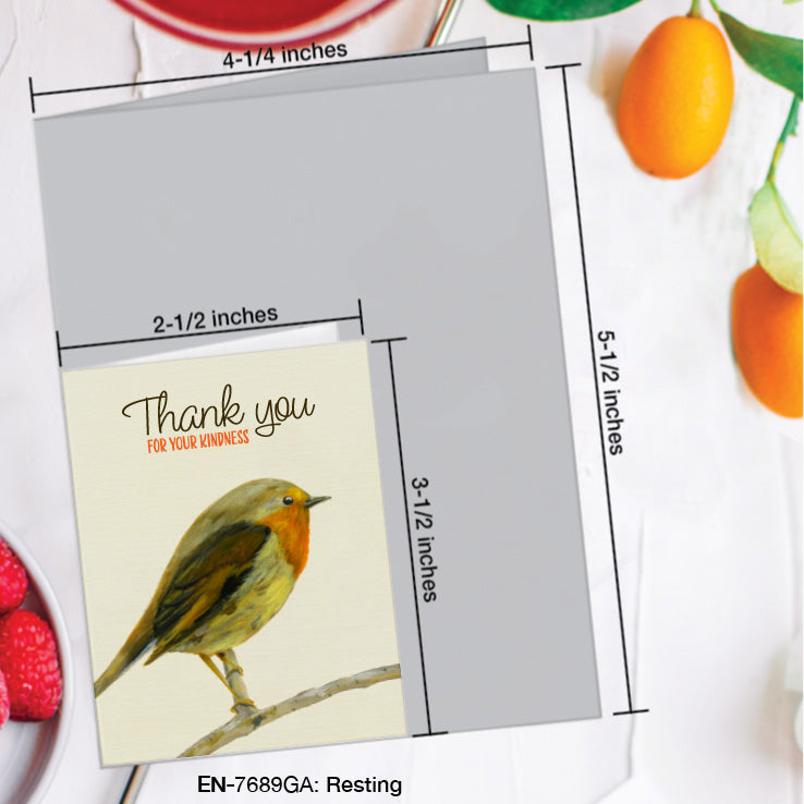 Resting, Greeting Card (7689GA), Enclosure Card, www.printedcanvas.com