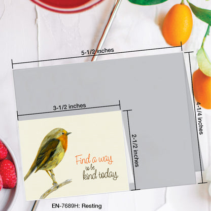Resting, Greeting Card (#7689H)