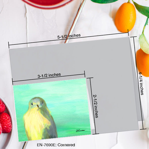 Cornered, Greeting Card (7690E), Enclosure Card, www.printedcanvas.com