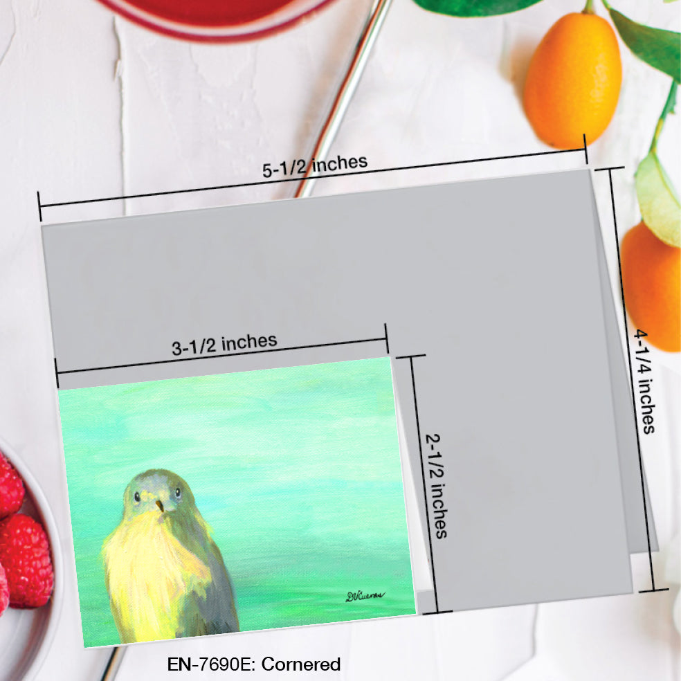 Cornered, Greeting Card (#7690E)