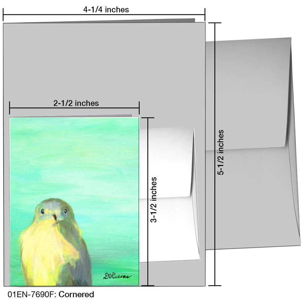 Cornered, Greeting Card (7690F), Enclosure, printedcanvas.com