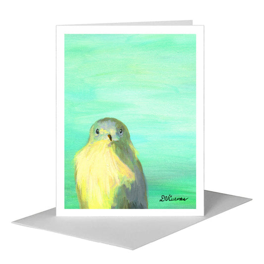 Cornered, Greeting Card (#7690F) A2 Card Front, www.printedcanvas.com