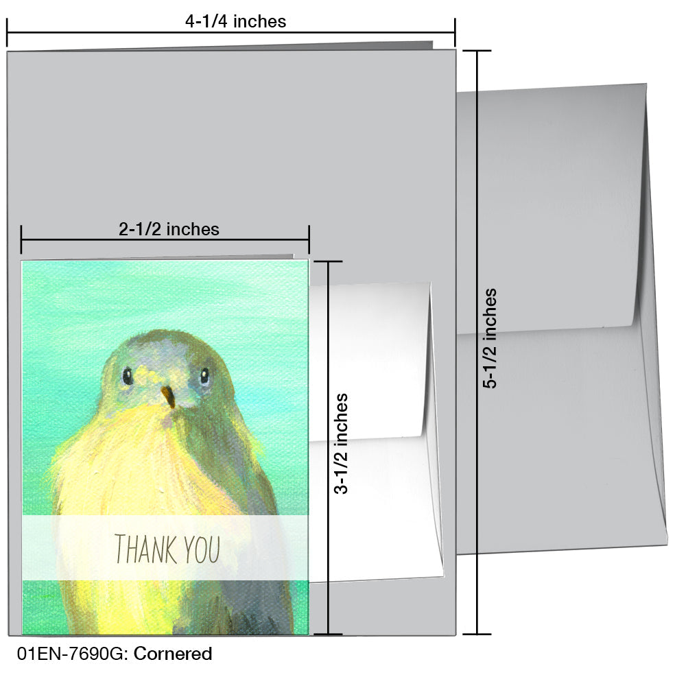 Cornered, Greeting Card (7690G), Enclosure, printedcanvas.com