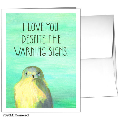 Cornered, Greeting Card (7690M), A2, printedcanvas.com