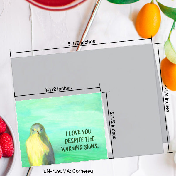 Cornered, Greeting Card (7690MA), Enclosure, www.printedcanvas.com