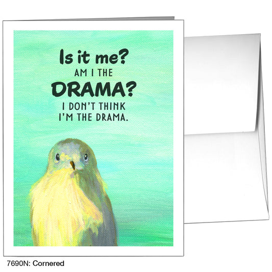 Cornered, Greeting Card (7690N), A2 Card Front, www.printedcanvas.com