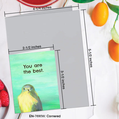Cornered, Greeting Card (7690W), Enclosure Card, www.printedcanvas.com