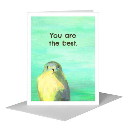 Cornered, Greeting Card (#7690W) A2 Card Front, www.printedcanvas.com
