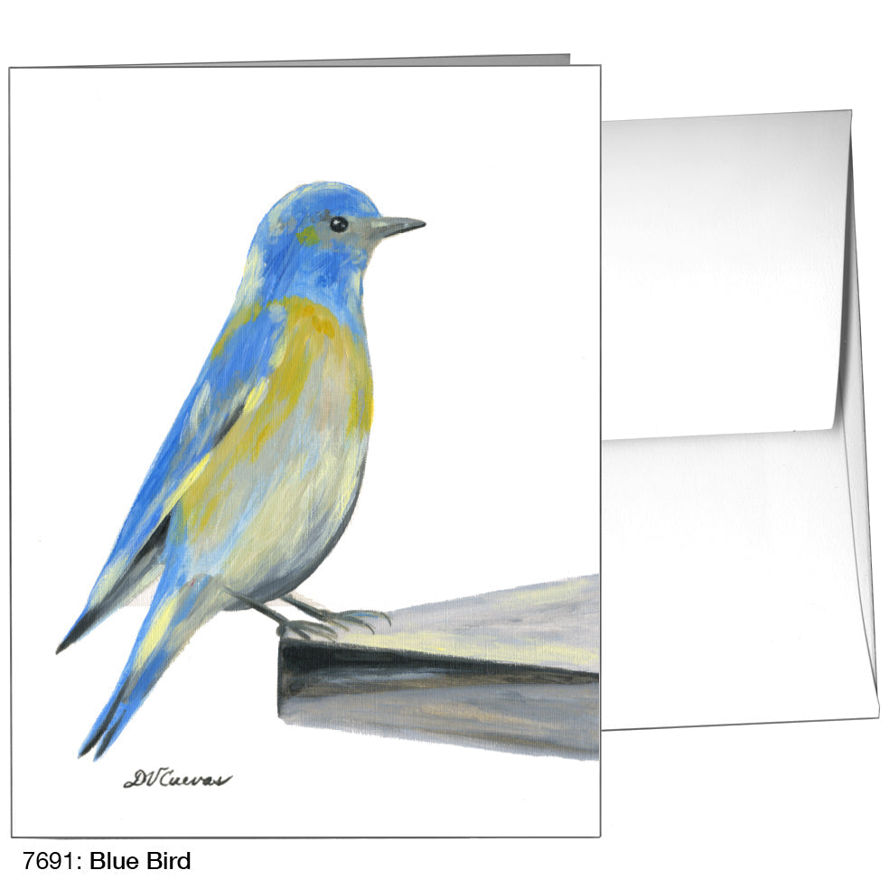 Blue Bird, Greeting Card (7691), A2, printedcanvas.com
