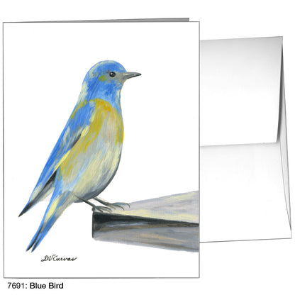 Blue Bird, Greeting Card (7691), A2, printedcanvas.com