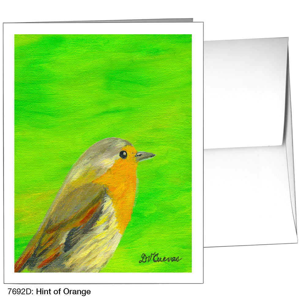 Hint of Orange, Greeting Card (7692D), A2, printedcanvas.com