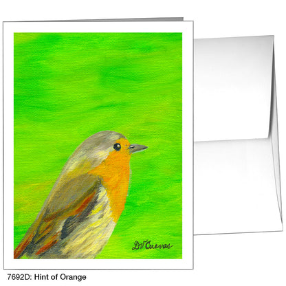 Hint of Orange, Greeting Card (7692D), A2, printedcanvas.com