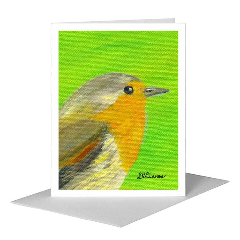 Hint of Orange, Greeting Card (#7692G), A2 Card Front, www.printedcanvas.com