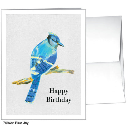 Blue Jay, Greeting Card (7694A), A2, printedcanvas.com