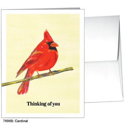 Cardinal, Greeting Card (7698B), A2 Card, printedcanvas.com