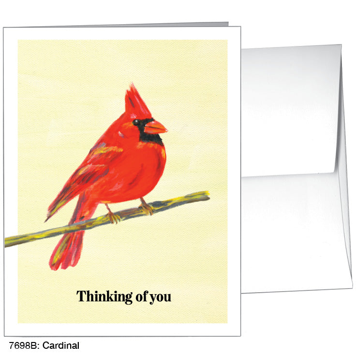 Cardinal, Greeting Card (7698B), A2 Card, www.printedcanvas.com