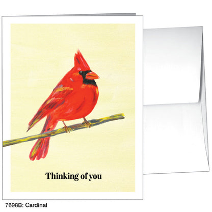 Cardinal, Greeting Card (7698B), A2 Card, www.printedcanvas.com