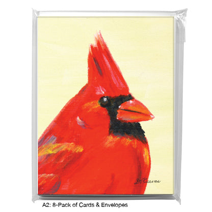 Cardinal, Greeting Card (7698CA), A2 8-Pack, printedcanvas.com