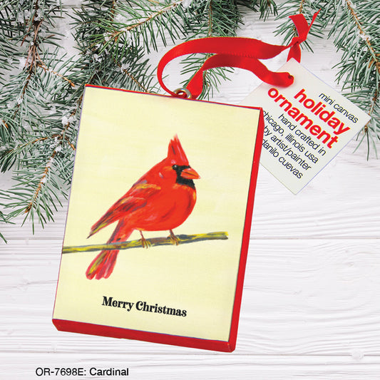 Cardinal, Ornament (OR-7698E), Ornament Front, www.printedcanvas.com