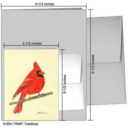 Cardinal, Greeting Card (#7698F), Enclosure Card, www.printedcanvas.com