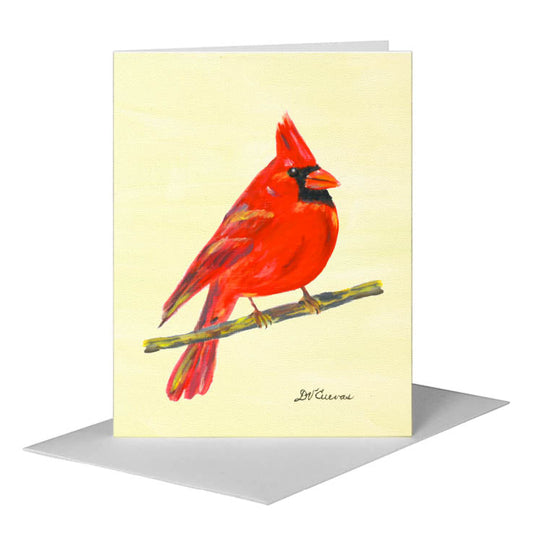 Cardinal, Greeting Card (#7698F) A2 Card Front, www.printedcanvas.com