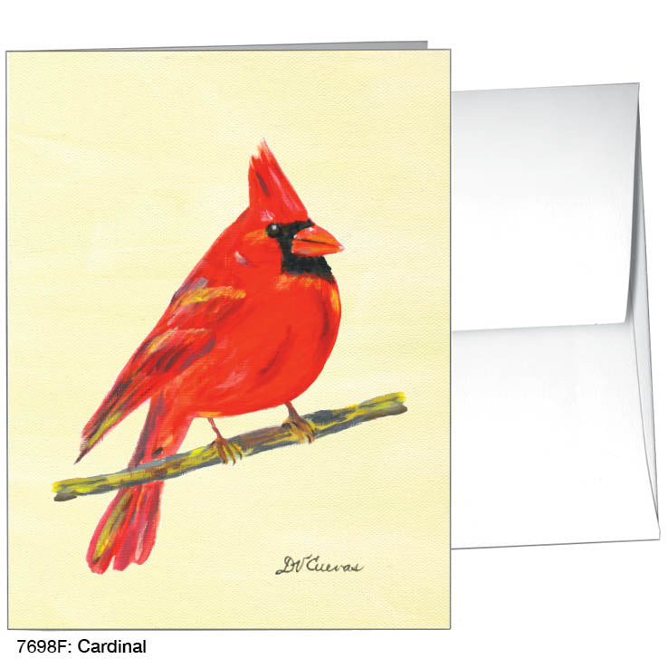 Cardinal, Greeting Card (#7698F), A2 Card, www.printedcanvas.com