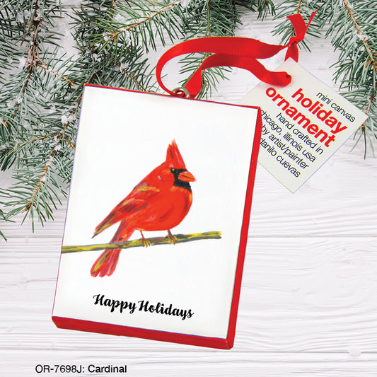 Cardinal, Ornament (OR-7698J), Front, printedcanvas.com