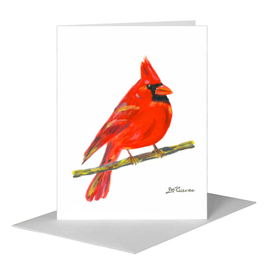Cardinal, Greeting Card (#7698C) A2 Card Front, www.printedcanvas.com