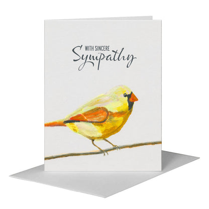 Finch, Greeting Card (#7700A), A2 Card Front, www.printedcanvas.com