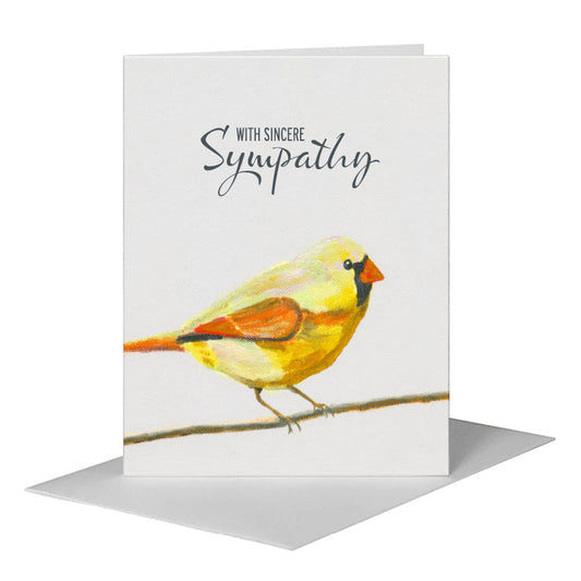 Finch, Greeting Card (#7700A) A2 Card Front, www.printedcanvas.com