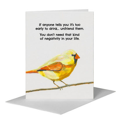 Finch, Greeting Card (#7700B), A2 Card Front, www.printedcanvas.com