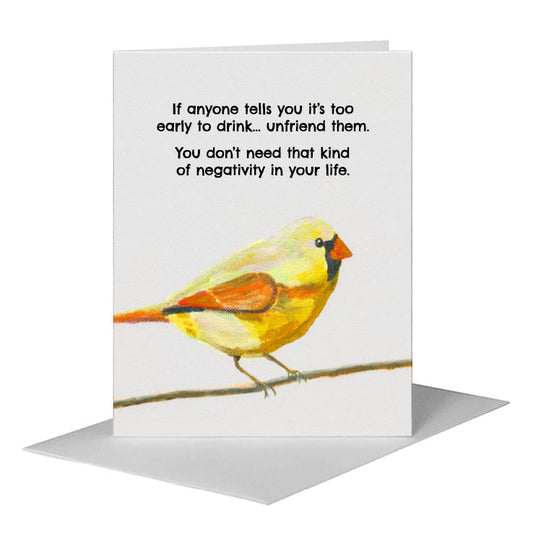 Finch, Greeting Card (#7700B) A2 Card Front, www.printedcanvas.com