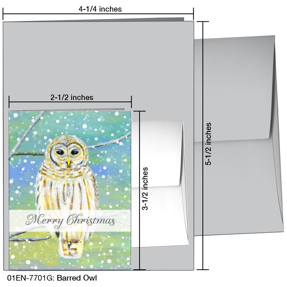 Barred Owl, Greeting Card (7701G)