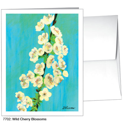Wild Cherry Blossoms, Greeting Card (7702), A2, printedcanvas.com