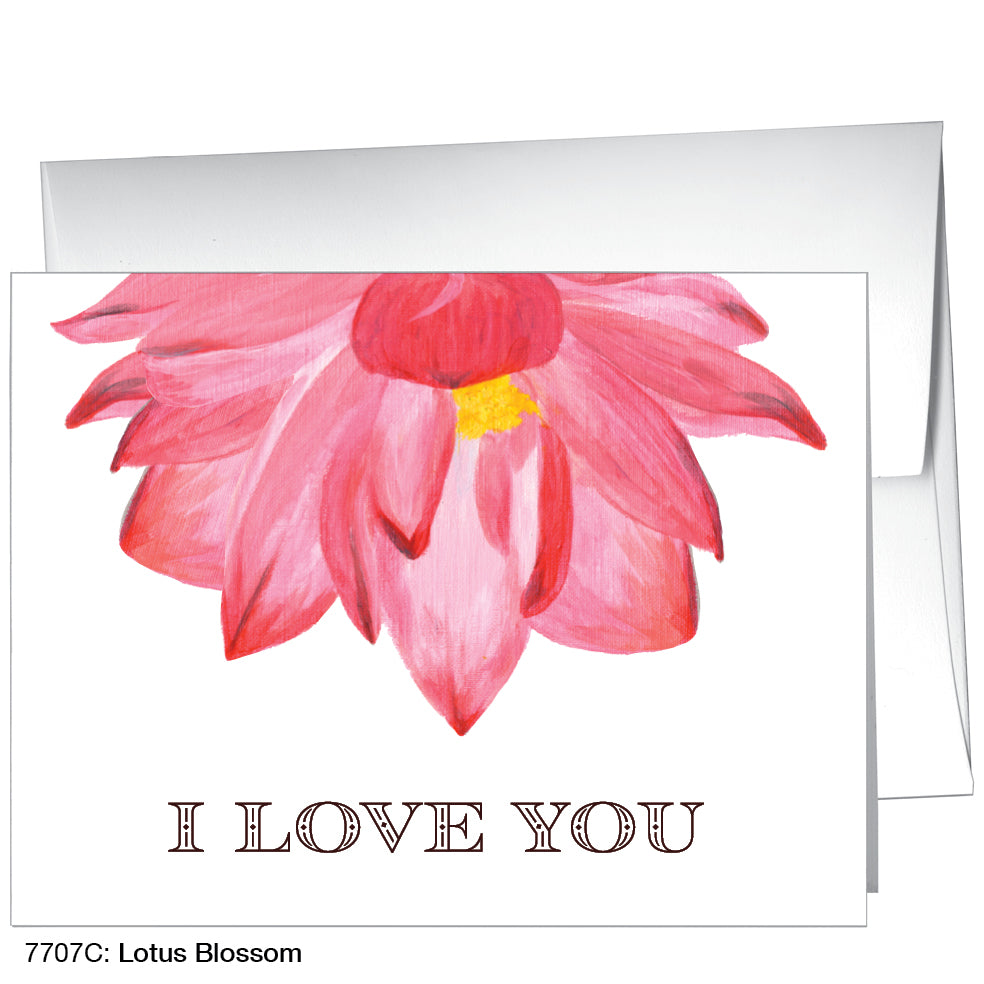 Lotus Blossom, Greeting Card (7707C)