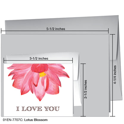 Lotus Blossom, Greeting Card (7707C)