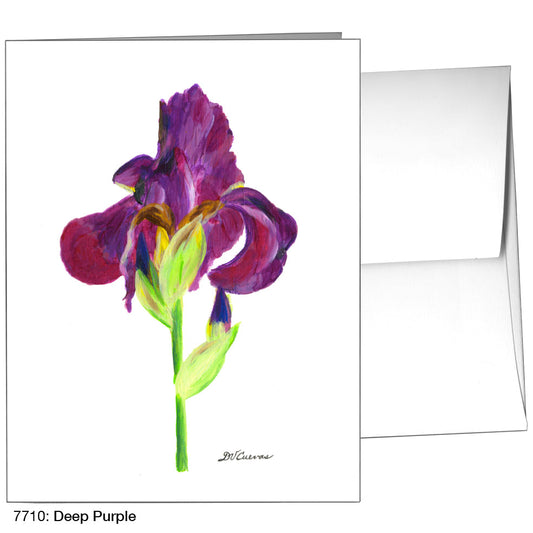 Deep Purple, Greeting Card (7710A), A2 Card Front, www.printedcanvas.com