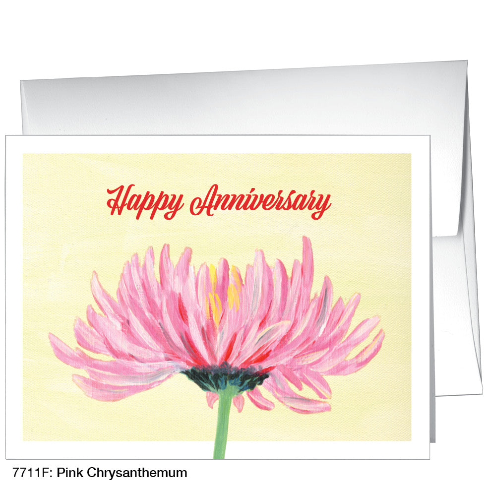 Pink Chrysanthemum, Greeting Card (7711F)