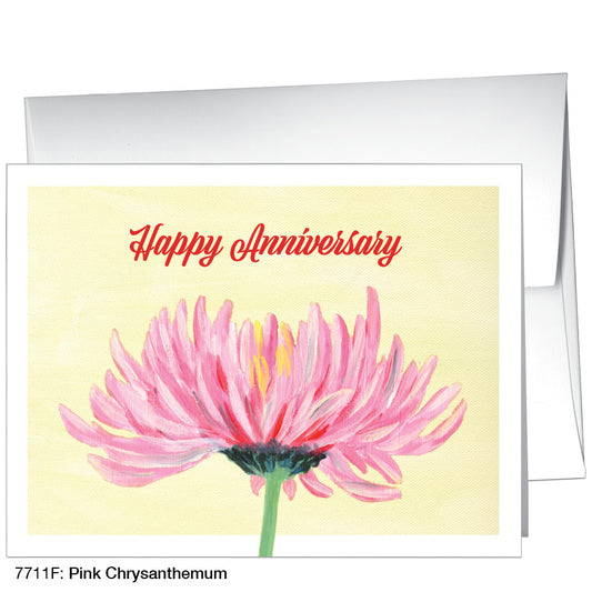 Pink Chrysanthemum, Greeting Card (7711F)