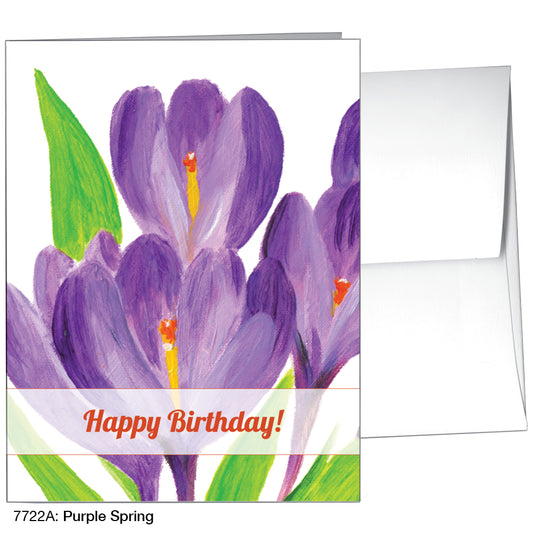 Purple Spring, Greeting Card (7722A)