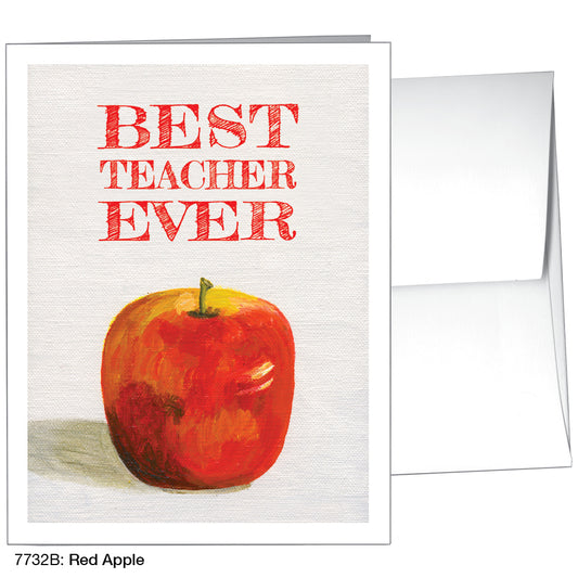 Red Apple, Greeting Card (7732B)