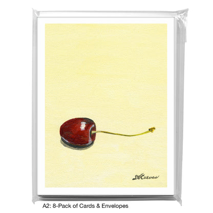 Cherry Sideways, Greeting Card (7733D)