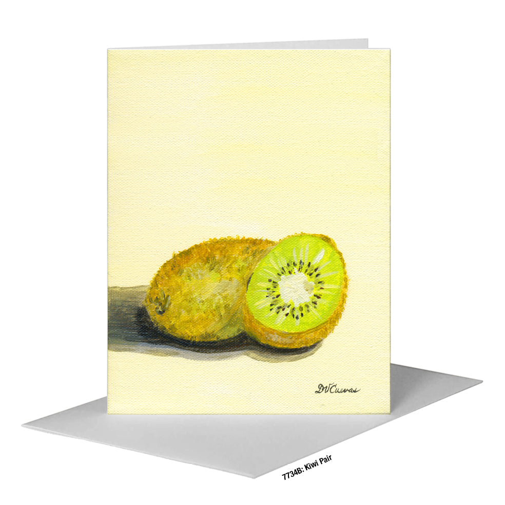Kiwi Pair, Greeting Card (#7734B)