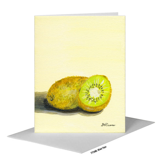 Kiwi Pair, Greeting Card (#7734B)