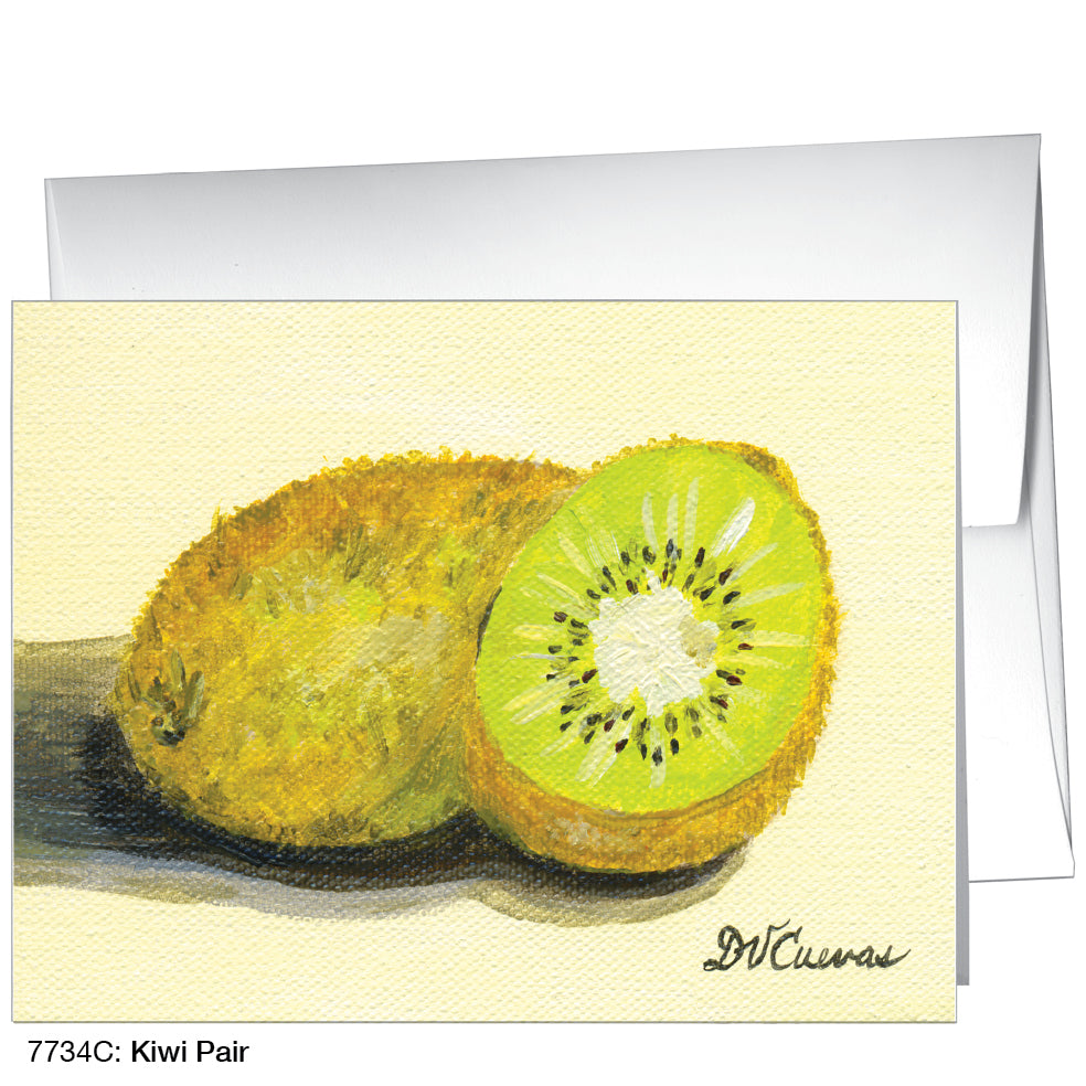 Kiwi Pair, Greeting Card (7734C), A2, printedcanvas.com