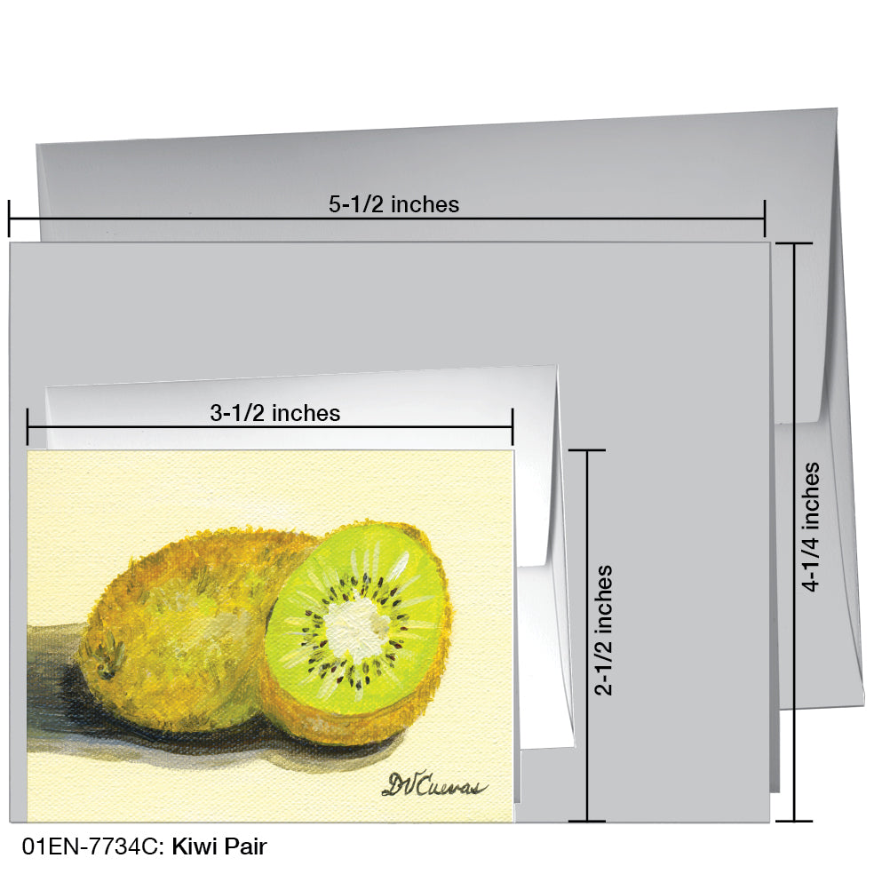 Kiwi Pair, Greeting Card (7734C), Enclosure, printedcanvas.com